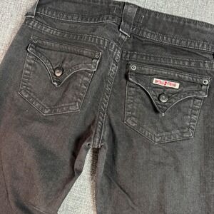 Women Hudson Bootcut Jeans | Size 30 Est Size 6-8 | Black | Mid Rise Denim
